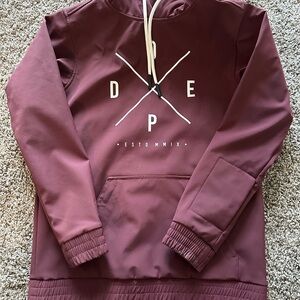 Maroon Graphic Hoodie